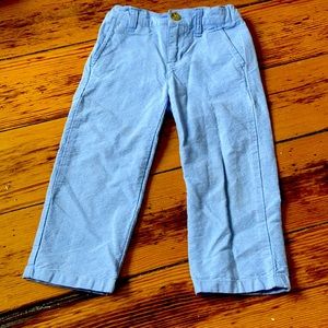 Janie and Jack, 2T light blue linen pant